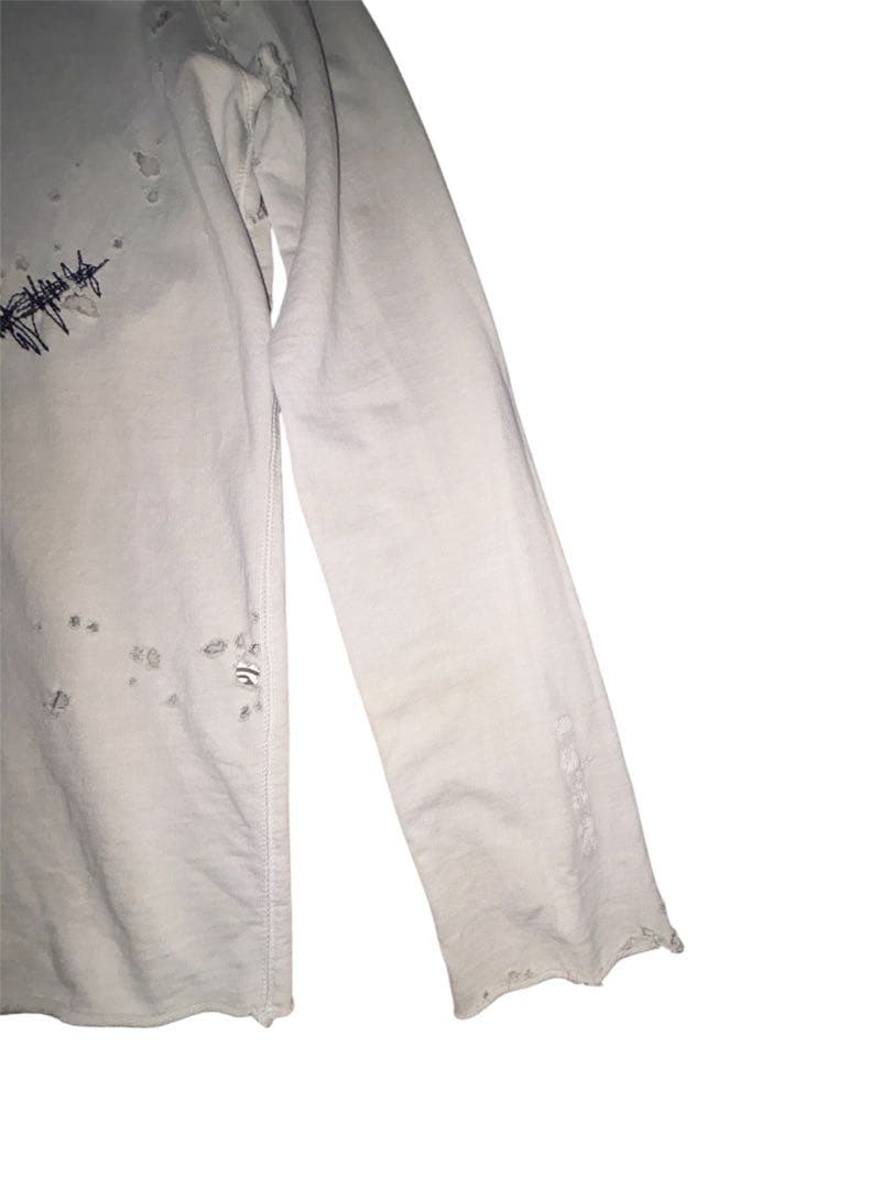 Sabotage ショットガン　ホワイト 長袖カットソー　サボタージュ