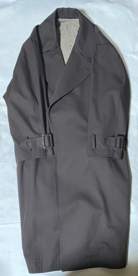 YOKE ヨーク WOOL ウール ブラウン ダブルブレスドオーバーコート