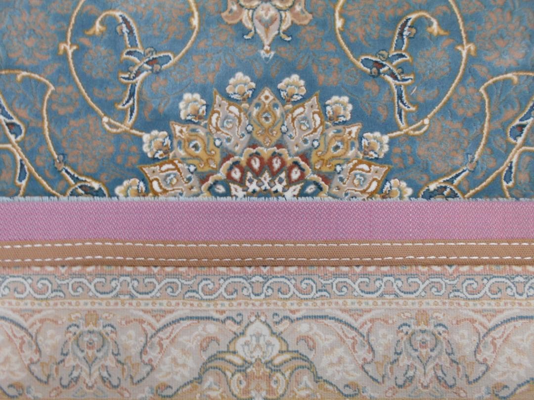 立体柄、144万ノット！本場イラン産 絨毯！約148×230cm-202581