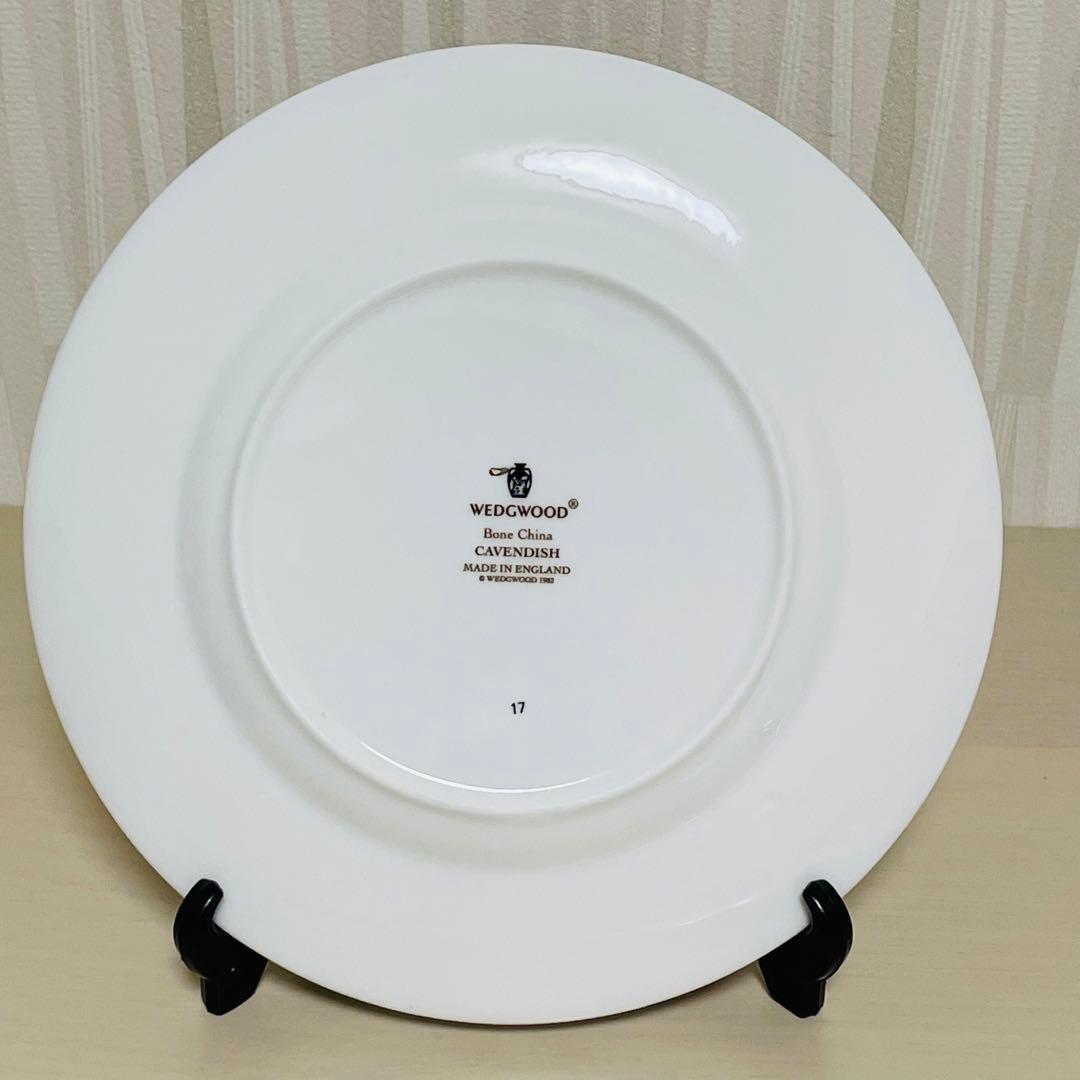 黒壺 ウェッジウッド キャベンディッシュ ケーキ デザート プレート 皿 8枚