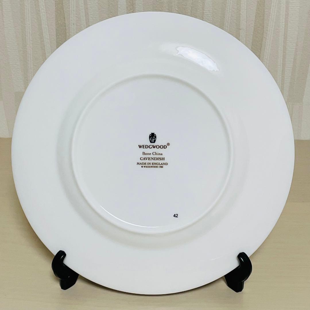黒壺 ウェッジウッド キャベンディッシュ ケーキ デザート プレート 皿 8枚