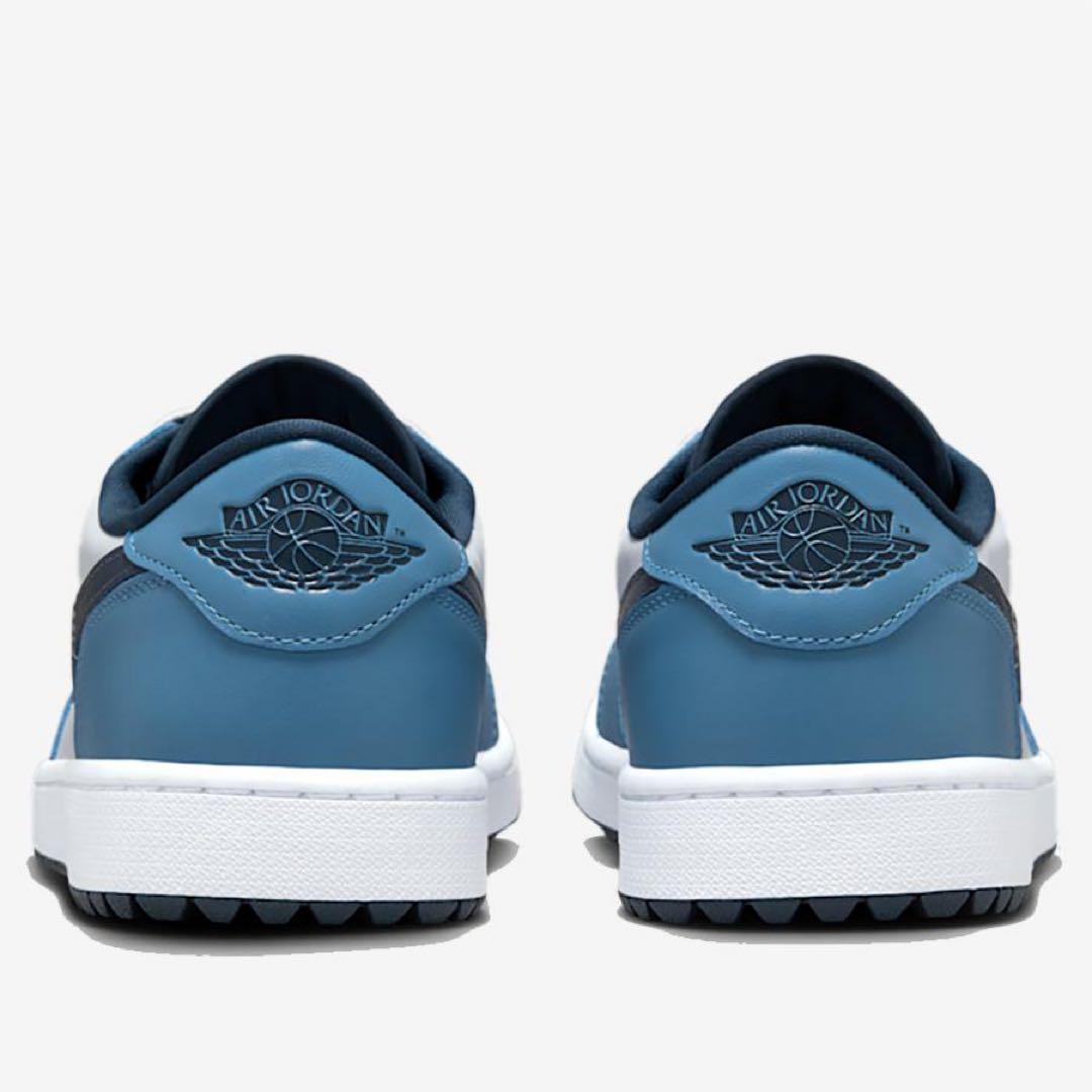 ナイキ ゴルフ ジョーダン 27.5 スニーカー シューズ 靴 青 天然皮革