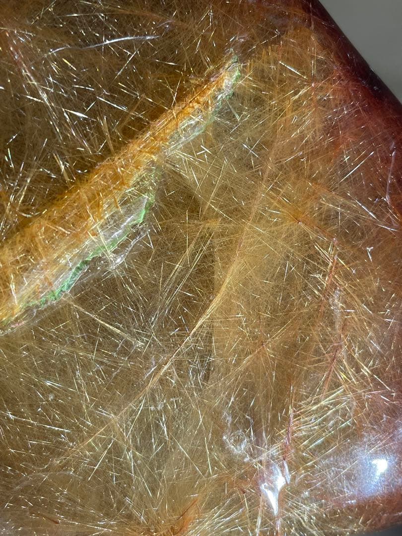 lnashin　特大　希少　1804g 針びっちり　ルチルクォーツ　磨き