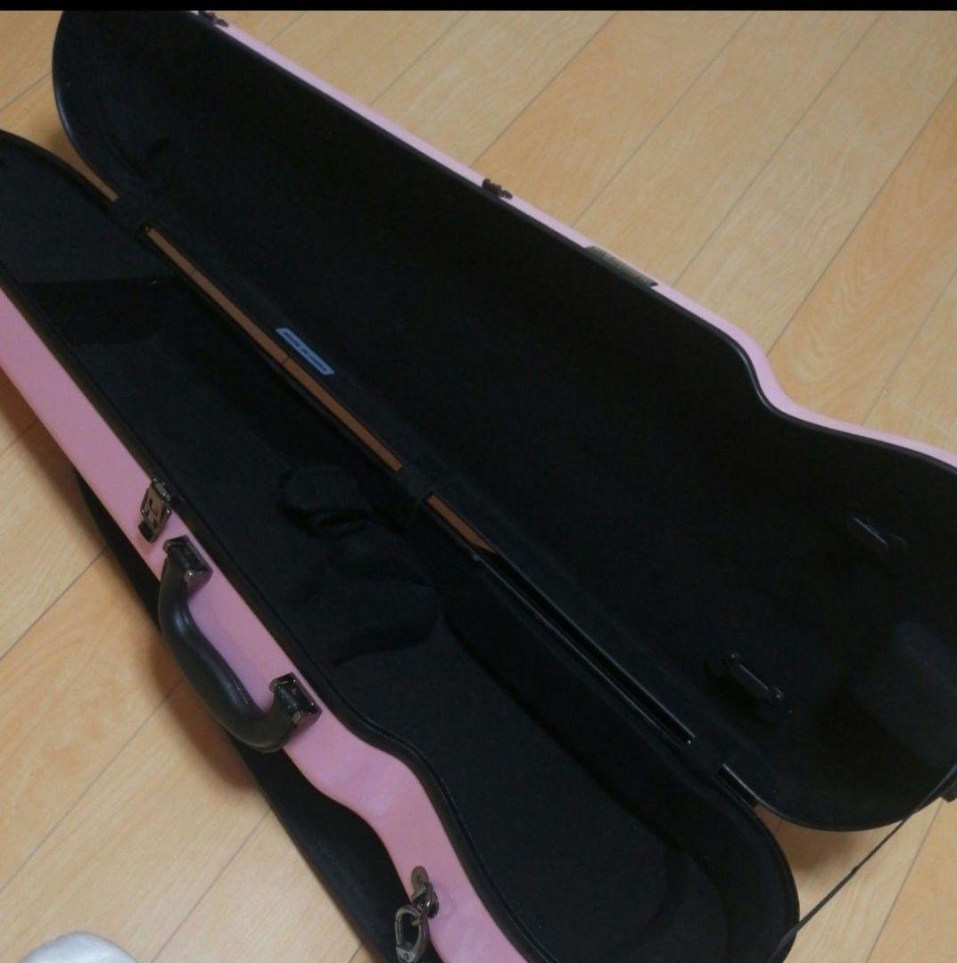 イーストマン　Eastman　バイオリンケース　4/4　パステルピンク