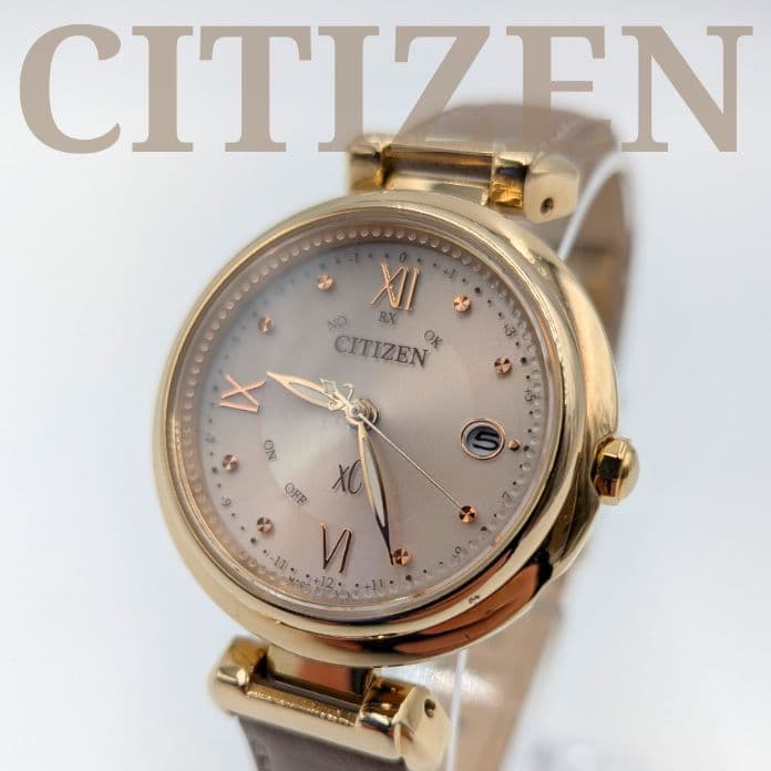 CITIZEN XC クロスシー エコドライブ電波 チタン レディース腕時計