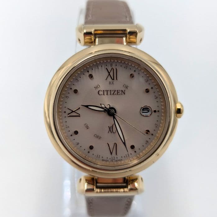 CITIZEN XC クロスシー エコドライブ電波 チタン レディース腕時計