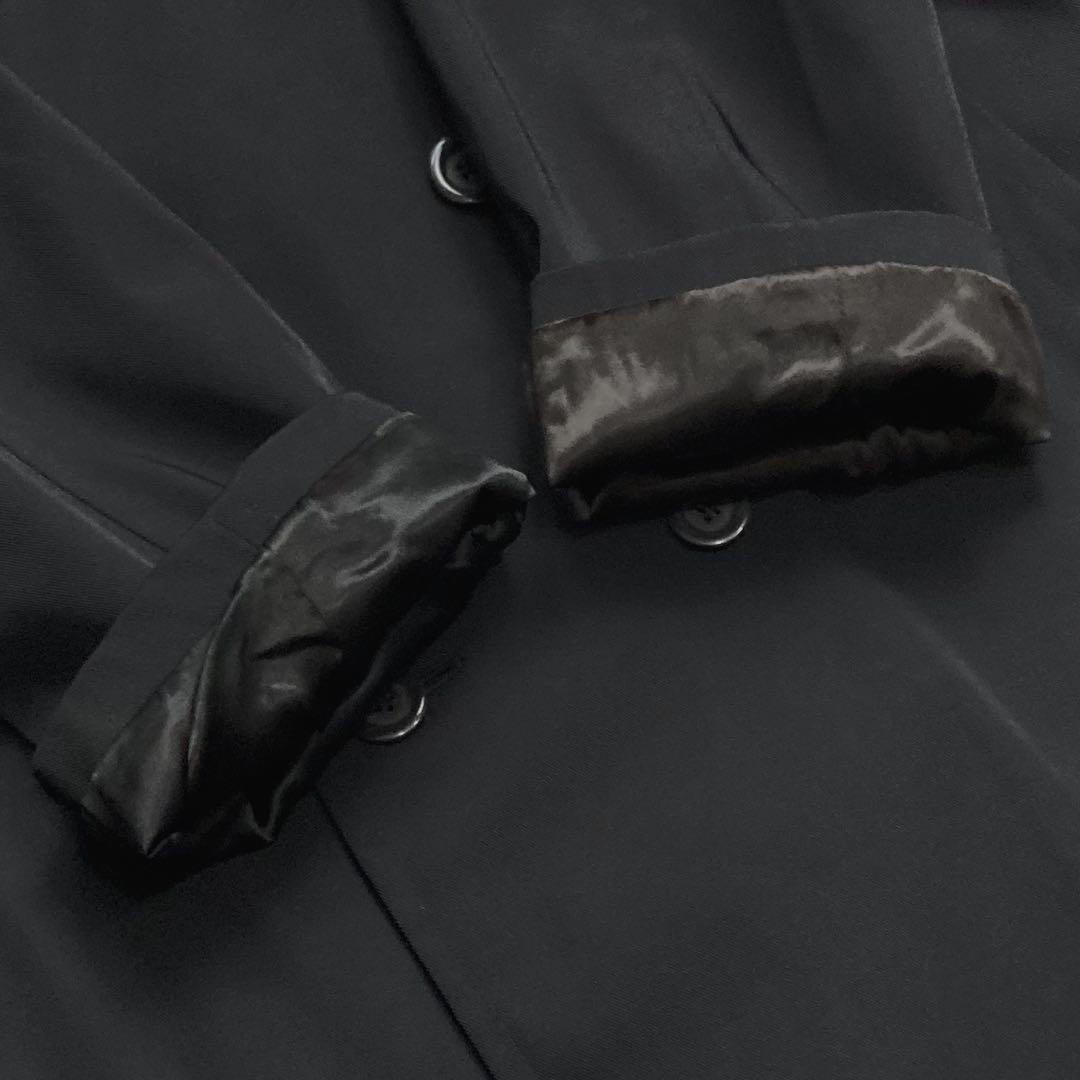 FGO アルマーニコレツィオーニ×ロロピアーナ ナイロントレンチコート 黒