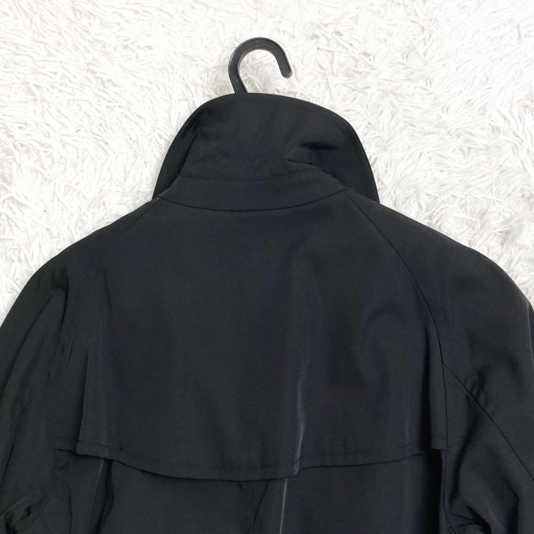 FGO アルマーニコレツィオーニ×ロロピアーナ ナイロントレンチコート 黒