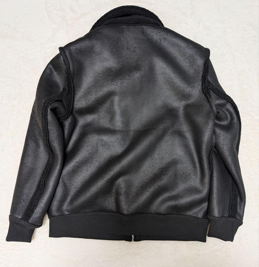 FRANKLIN MUSK ムートンジャケット 本革シープスキン 新品 Lタグ付