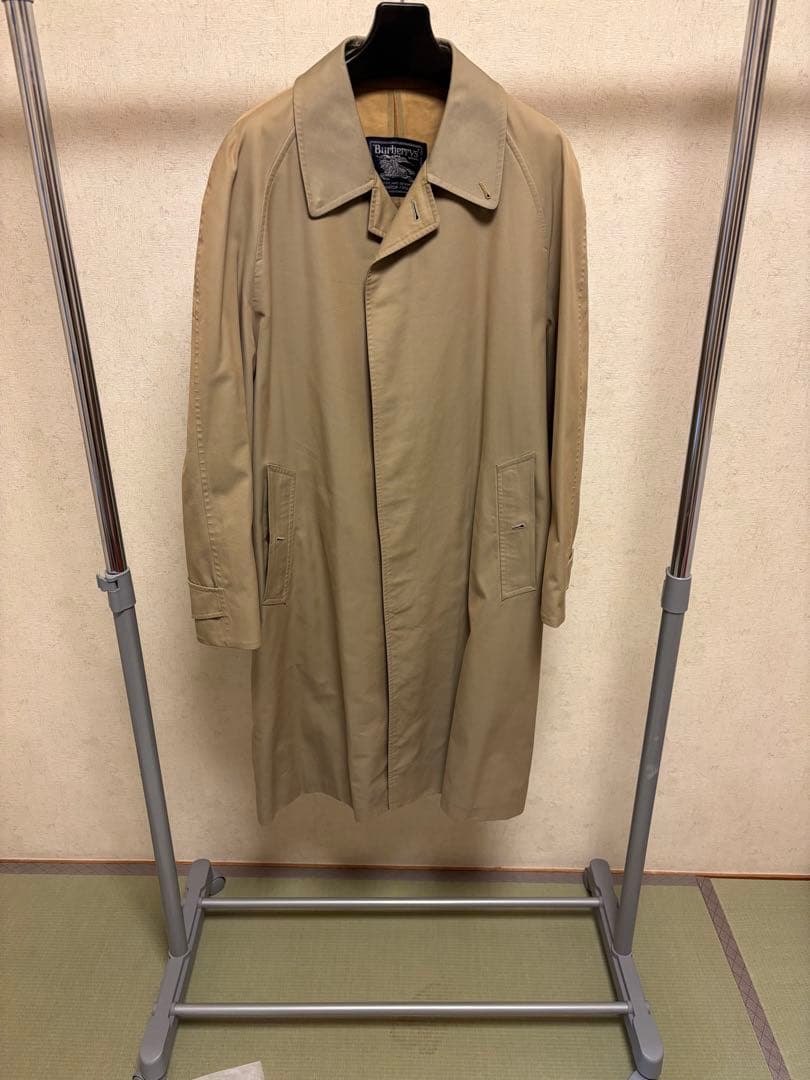 60〜70年代　ヴィンテージバーバリー　ステンカラーコート　玉虫色