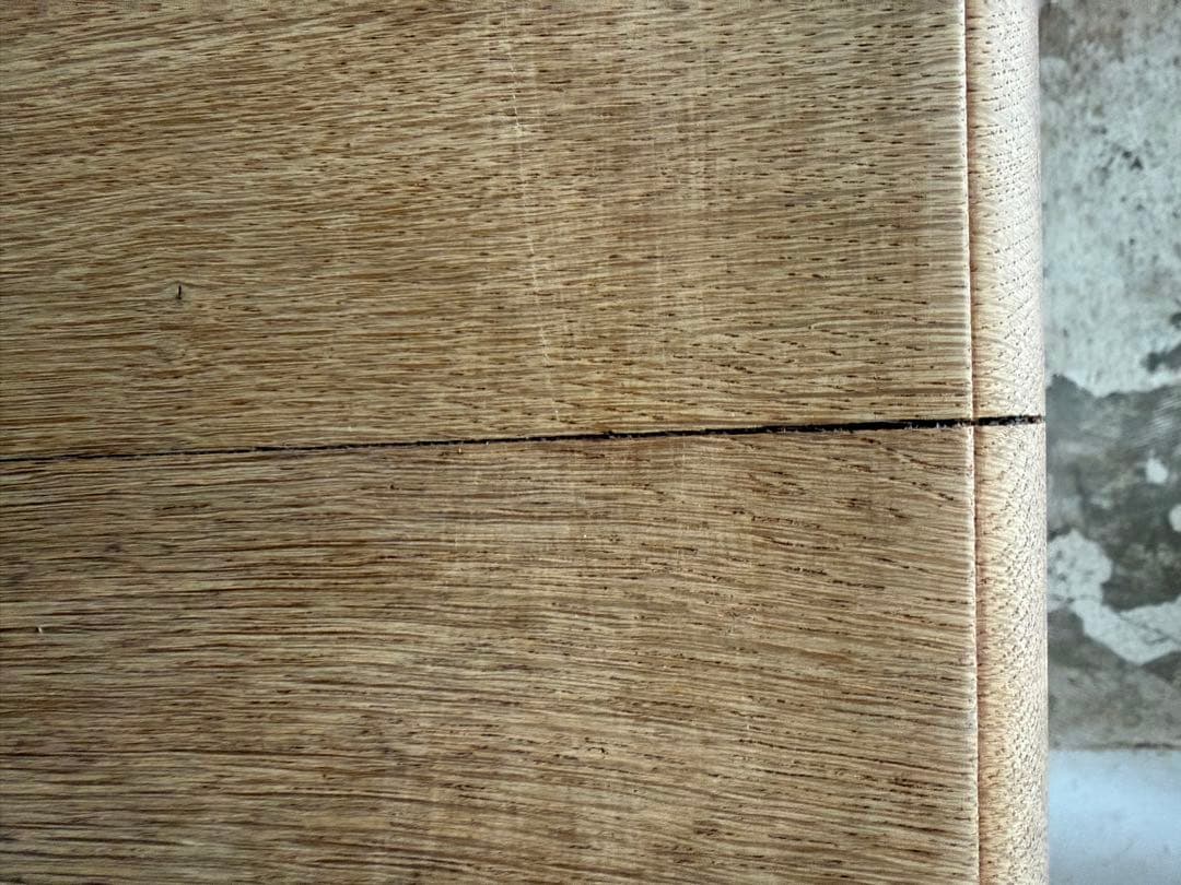 ビンテージ ドロワーサイドテーブル　ドロワーコンソール　剥離