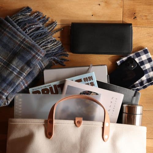 バッグ KEESE BOAT TOTE Long Handle Natural