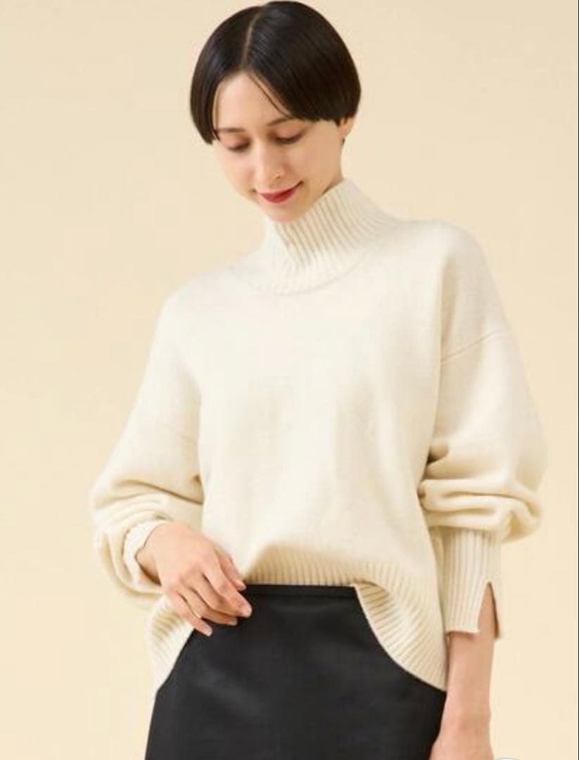 martinique マルティニーク カシミヤミックスウールタートル 2way