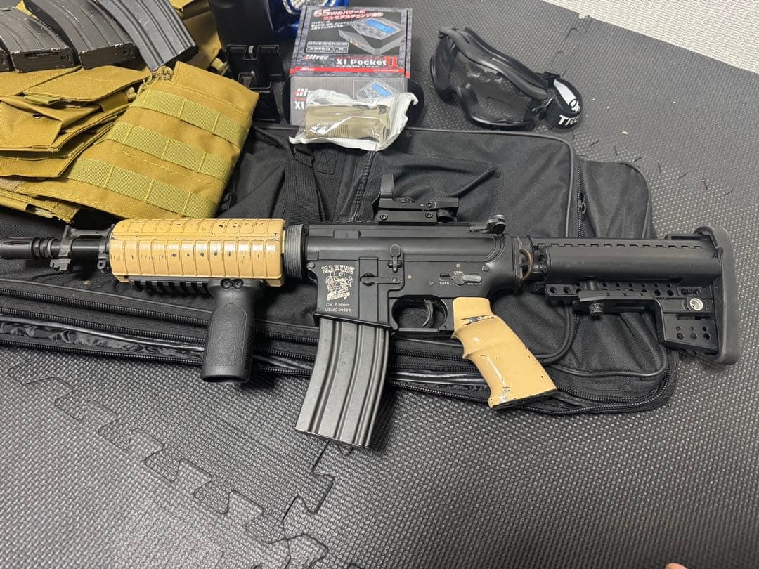 M4 電動ガン　その他サバゲーセット