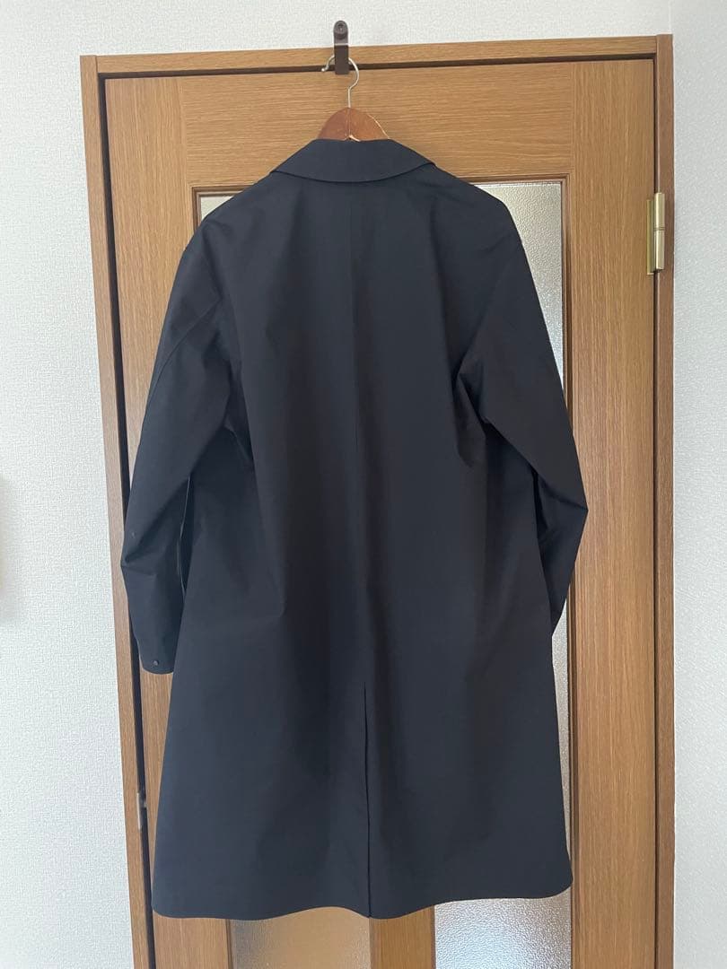 UNIQLO C ブラック ブロックテックステンカラーコート M