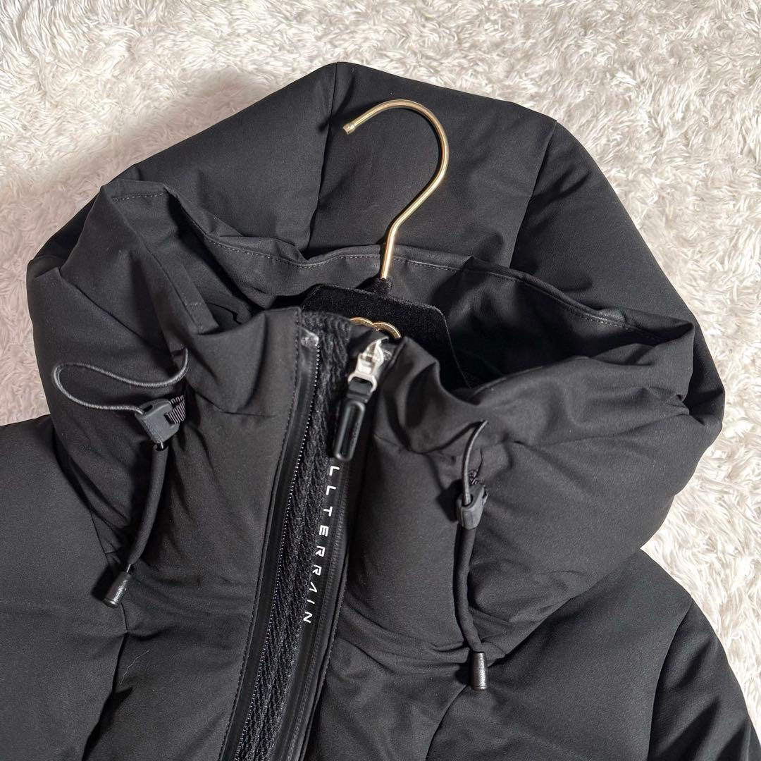 極美品 水沢ダウン DESCENTE ダウンジャケット マウンテニア ブラック