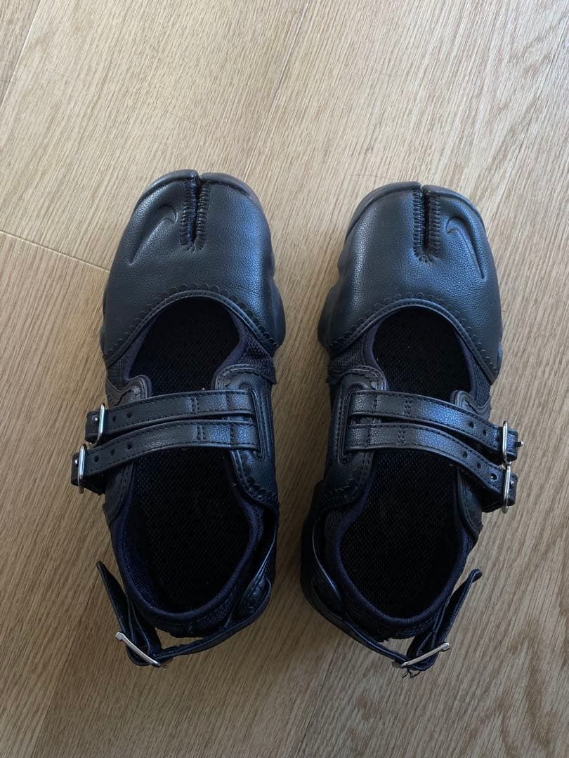 靴 Nike Women's Air Rift Leather \"Black\"