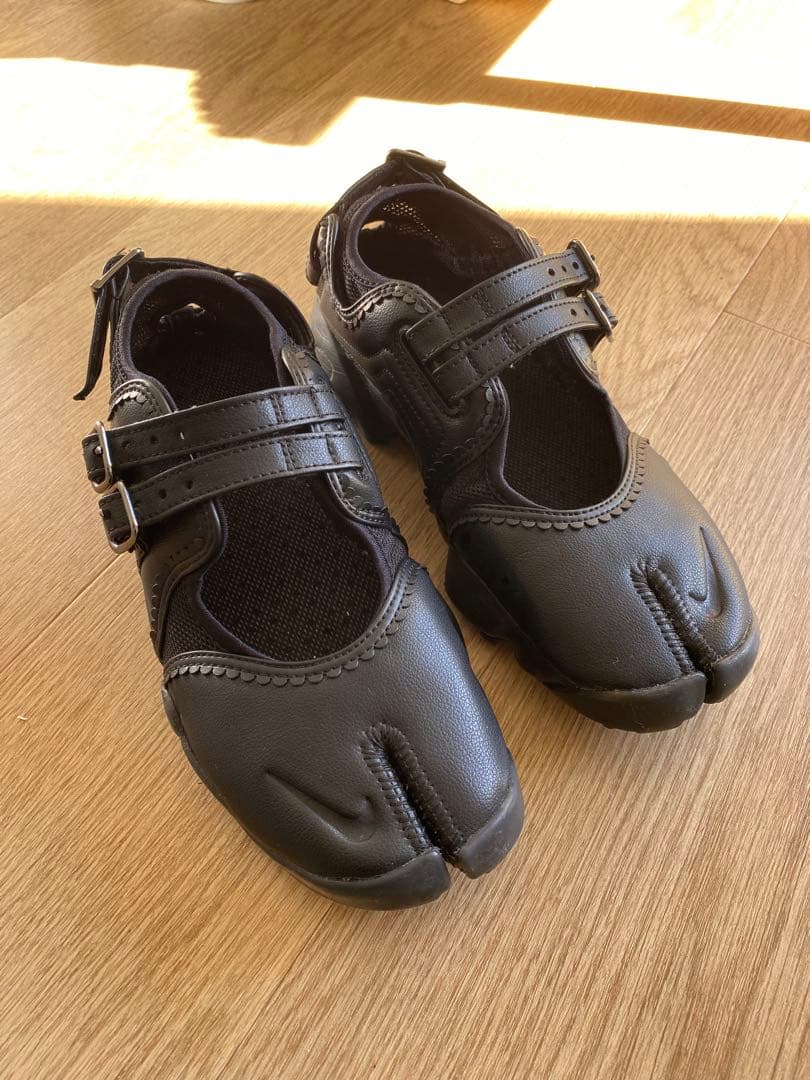 靴 Nike Women's Air Rift Leather \"Black\"