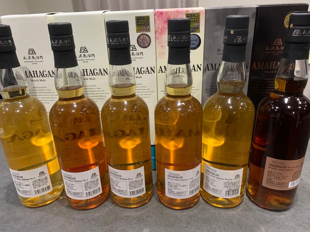 アマハガン　長濱　ウィスキー　新品未開封　6本セット