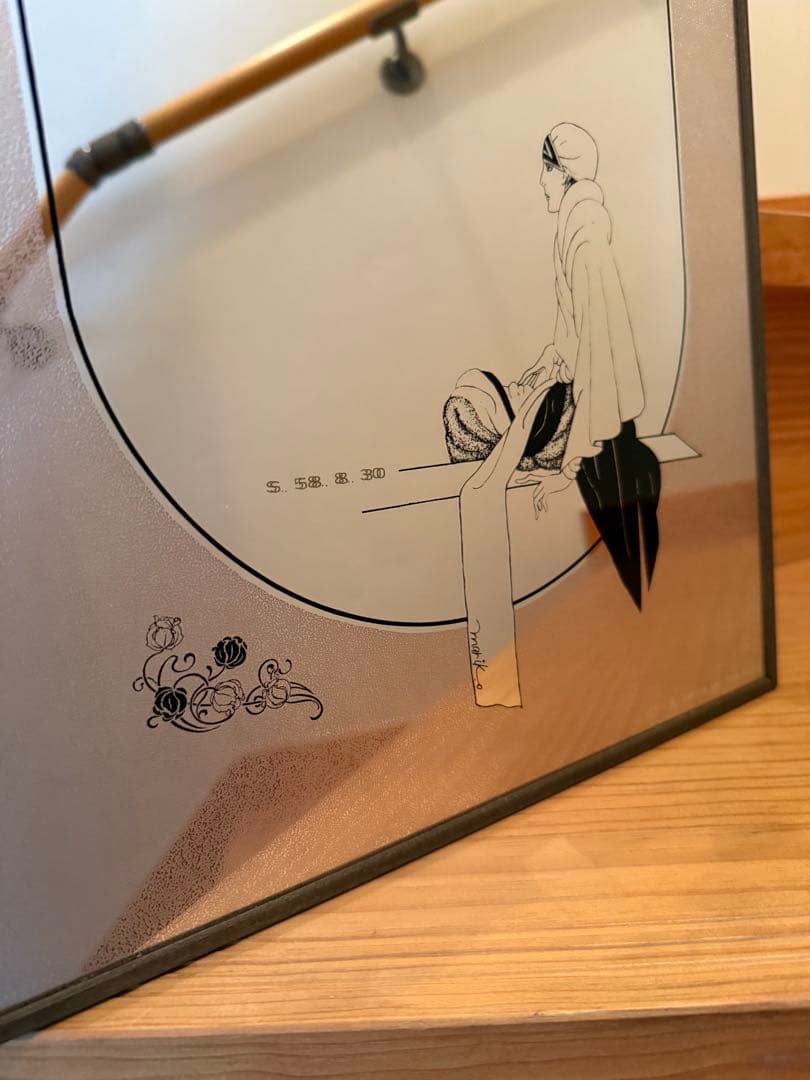 Mariko ヴィンテージ パブミラー ディスプレイ　ビンテージ　昭和58年