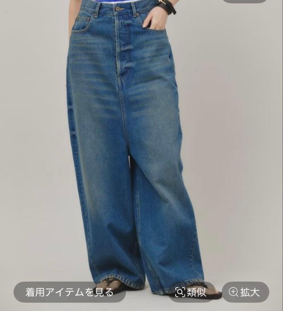 Curensology &RC スーパーワイドルーズデニム 34