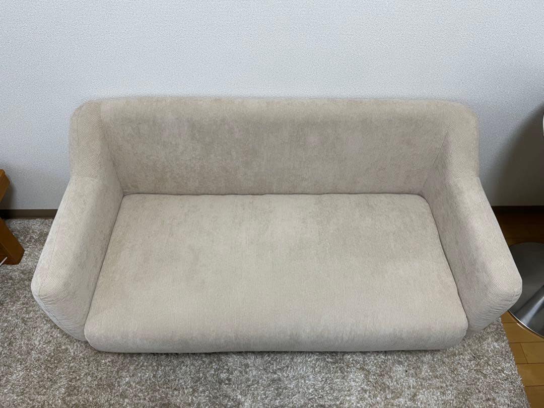 コーデュロイ調ソファ 韓国インテリア LOWYA