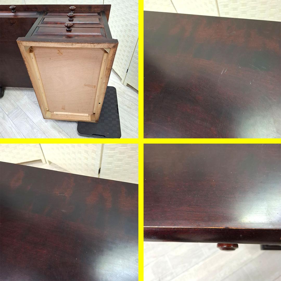 神居民芸 家具　座机 文机 デスク ローデスク 書斎 机 中古