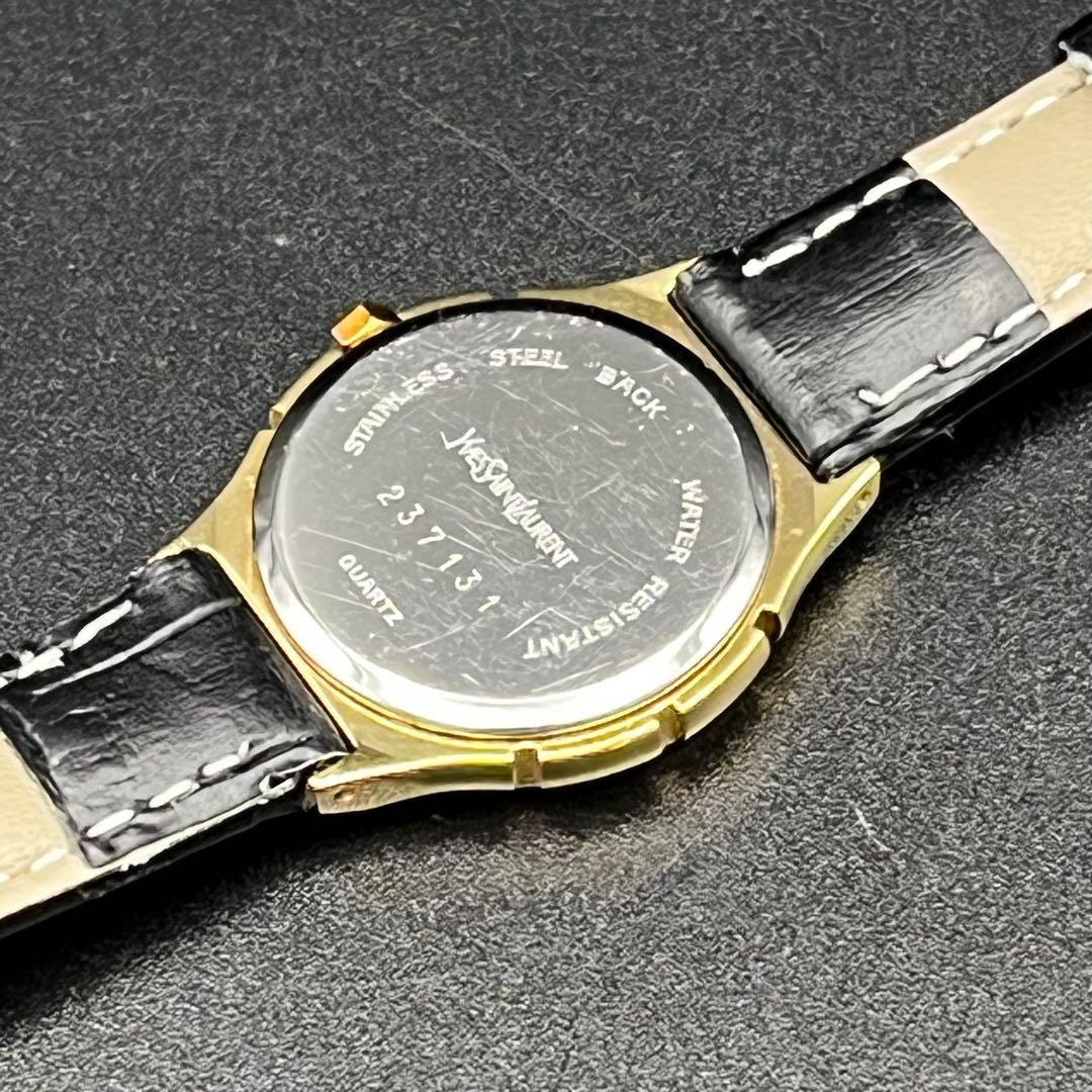 稼動　腕時計　イヴサンローラン　YSL 新品電池　レディース　ラウンド　I50