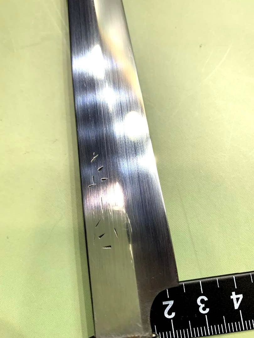 正本　柳刃包丁　刃渡り25.5cm