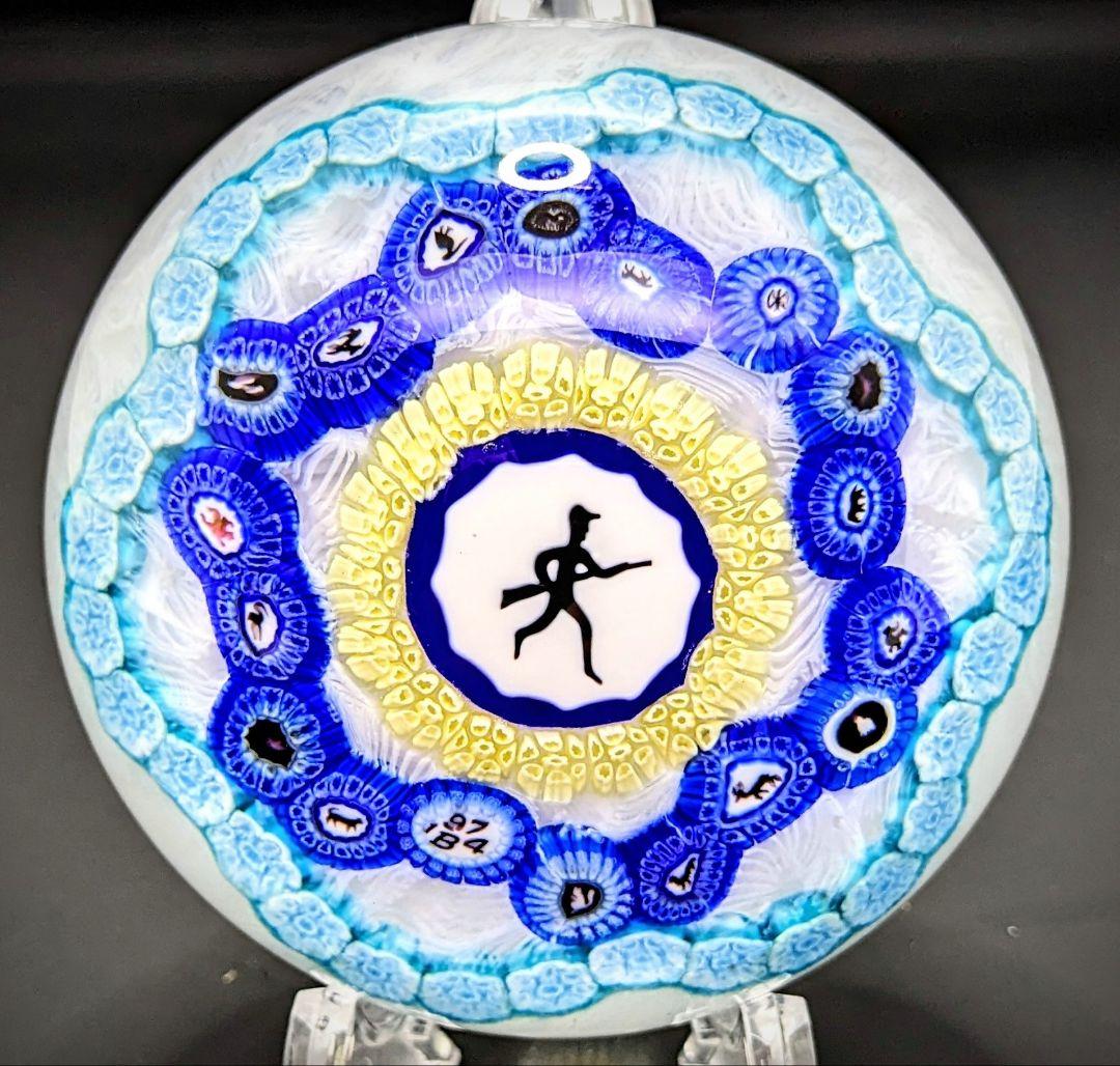 Baccarat 1974年 ミルフィオリ 千の花 ペーパーウェイト