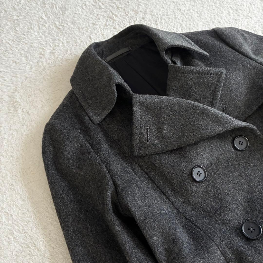 極美品 K.T キヨコタカセ カシミヤ100トレンチコート ベルテッドコート