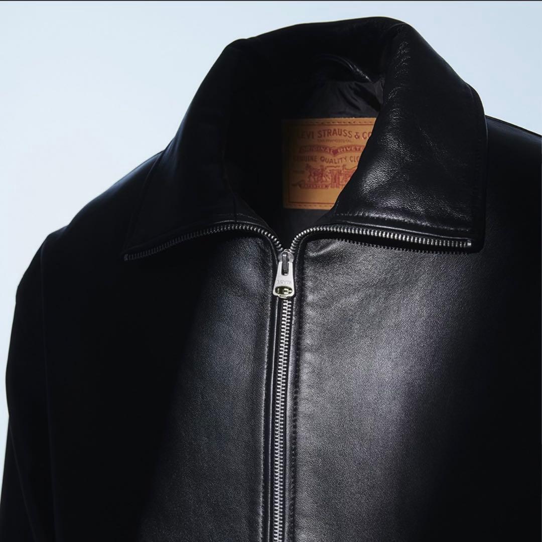 未使用 LEVI'S FULLZIP SPORTS LEATHER JACKET