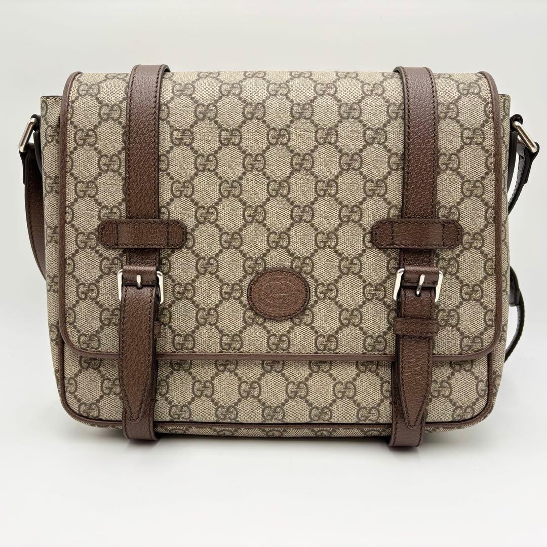 新品未使用 GUCCI グッチ GGスプリーム ショルダーバッグ PVC