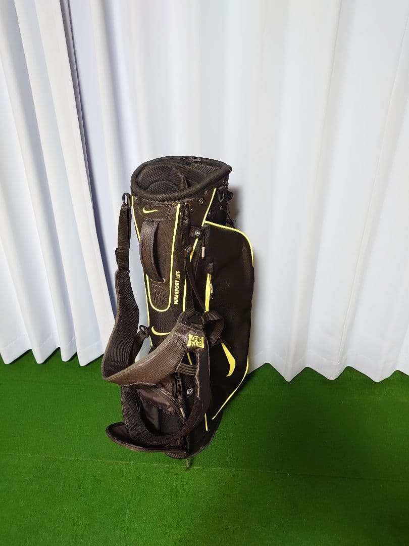 【美品】NIKE ゴルフバッグ　スタンドバッグ ブラック/イエロー