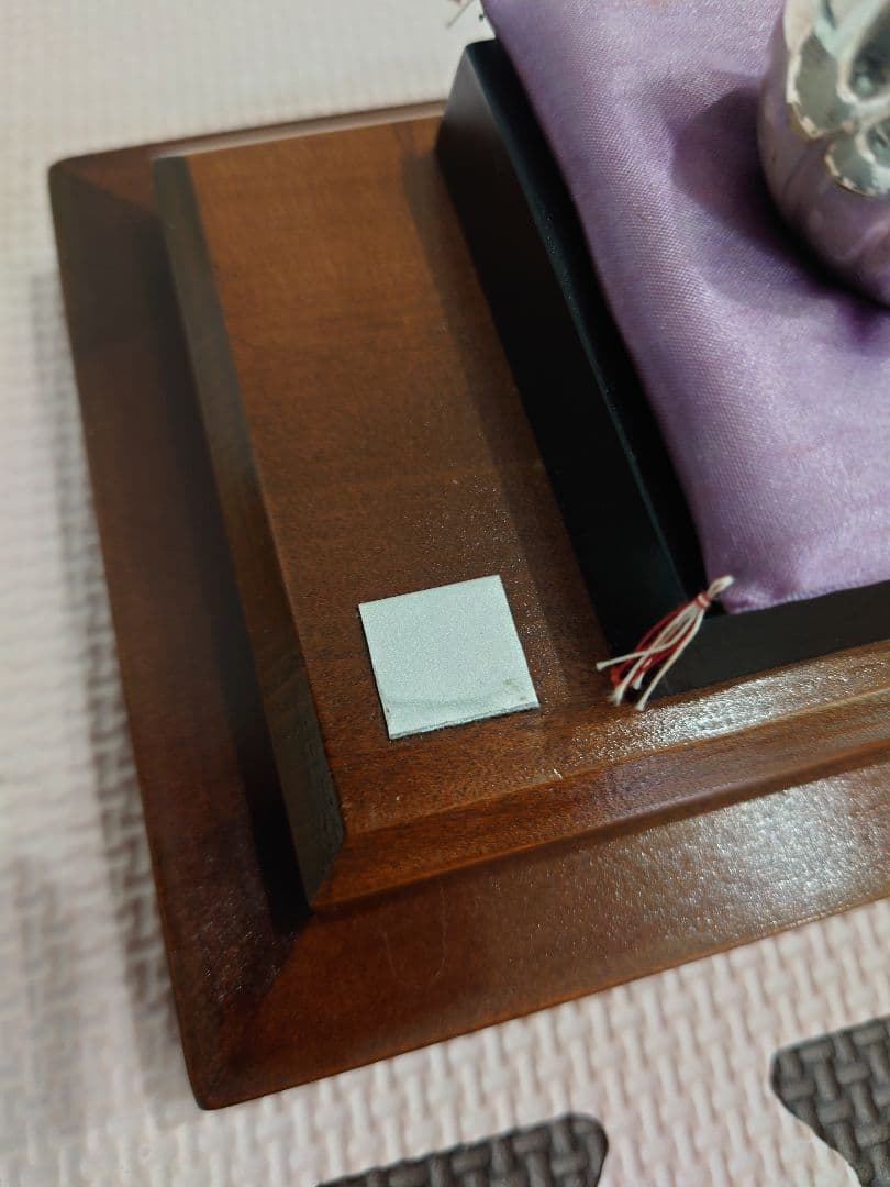 銀製　達磨　置物　ケース付