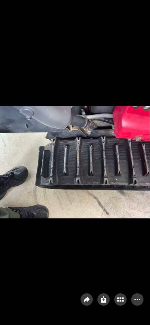 除雪機 ガソリンエンジン 赤