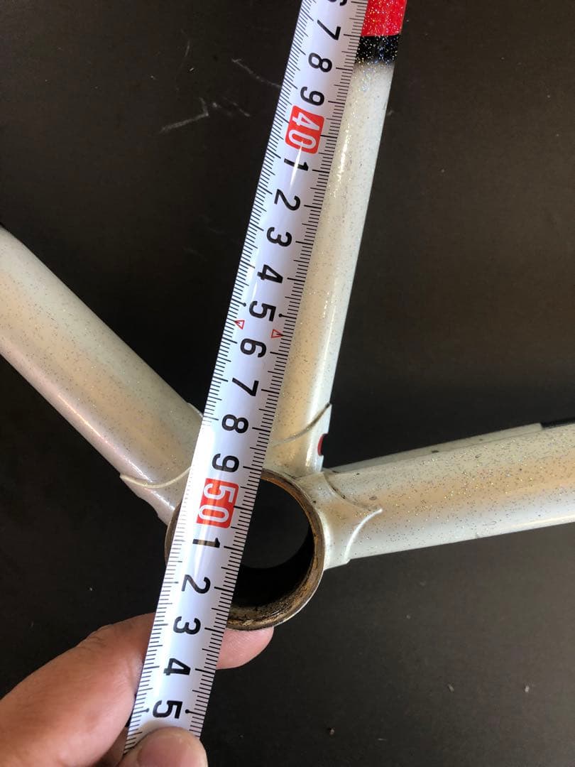 MAKINO マキノ　フレーム　競輪　njs刻印 bb無し　凹みあり？