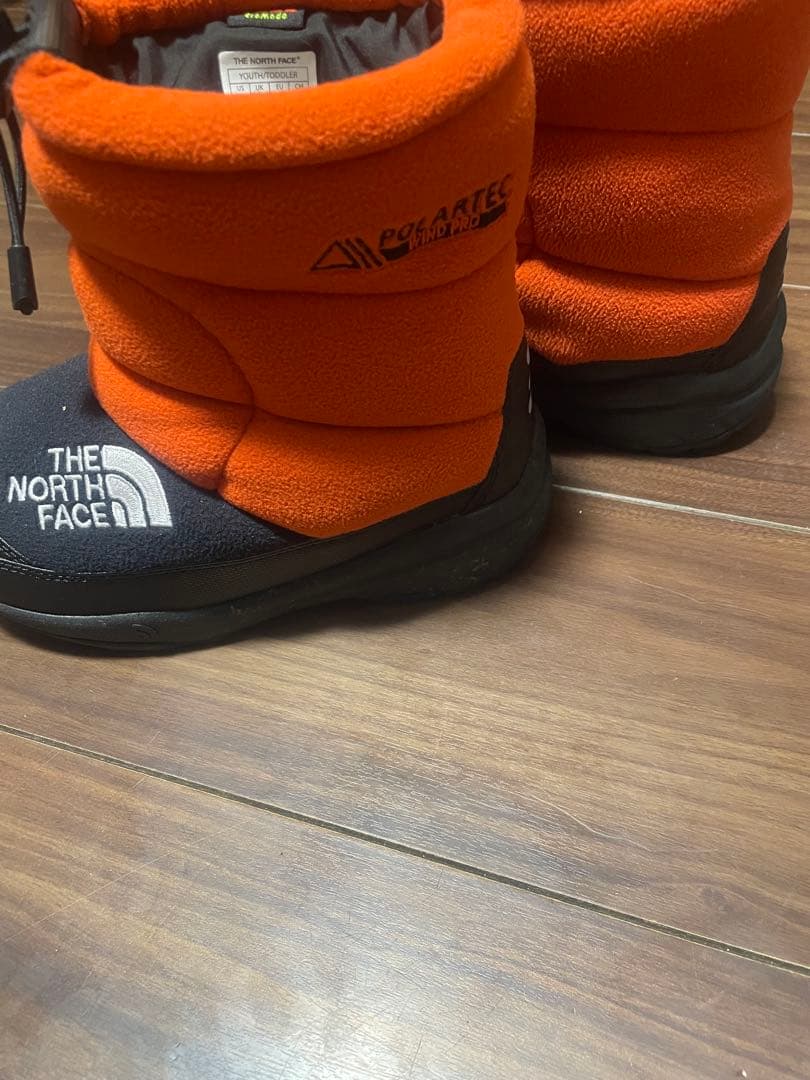 THE NORTH FACE スノーブーツ オレンジ/黒　20センチ
