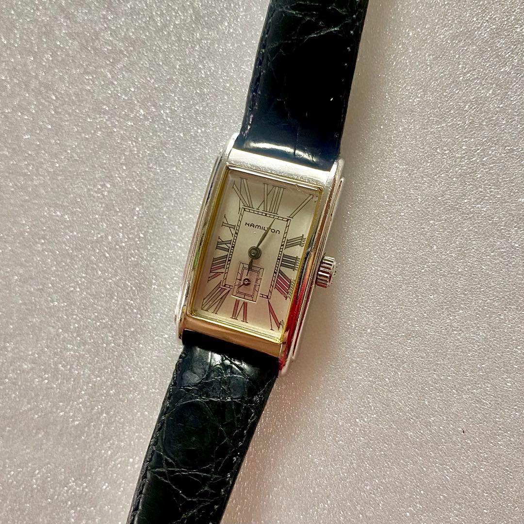 【noodle】Hamilton ハミルトン アードモア シルバー文字盤