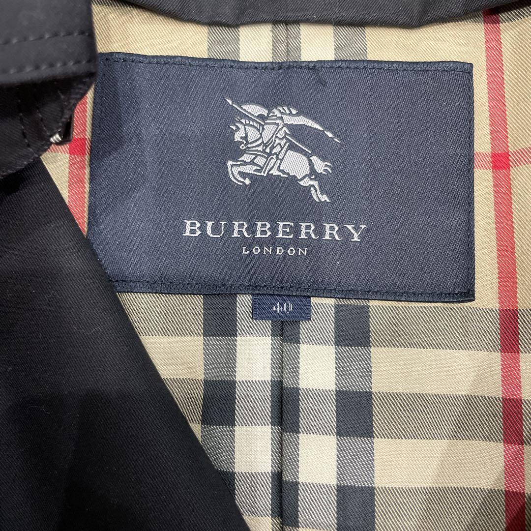 新品 バーバリー ロンドン 黒 トレンチコートBURBERRY LONDON
