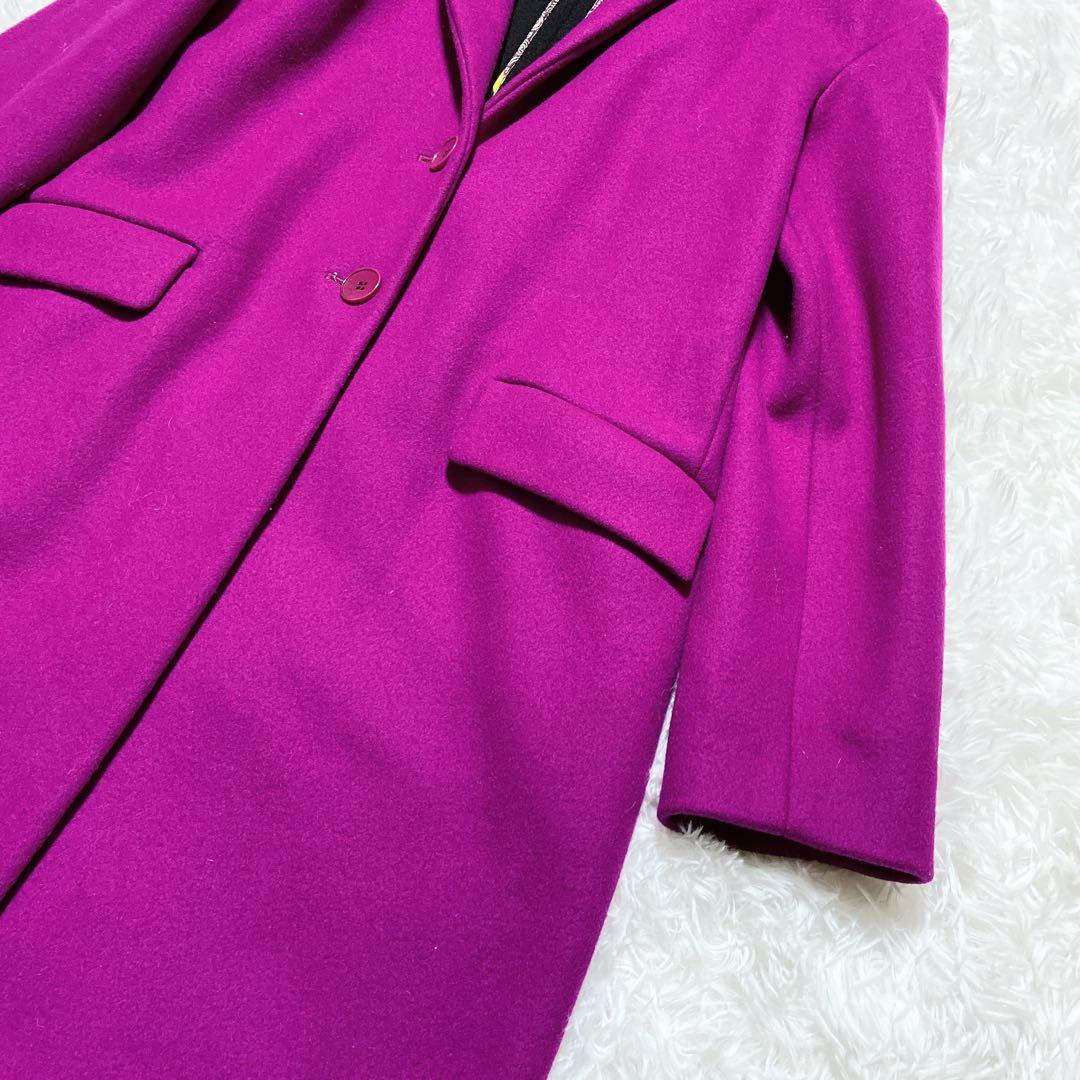 Kazu_Tae_7_11 ⭐️エトロ　チェスターコート　バイカラー　ウール