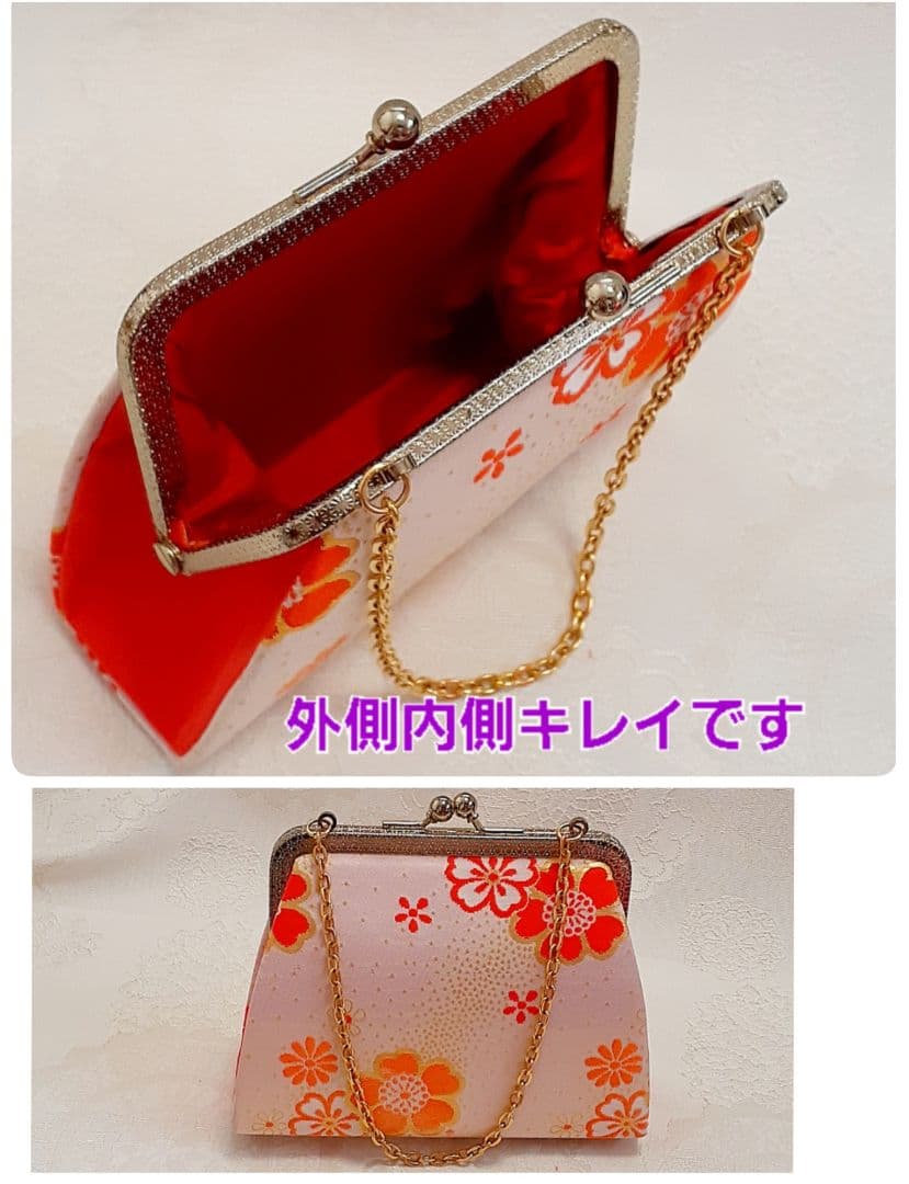 七五三 7歳 着物 結び帯セット 赤 12点フルセット 蝶★女の子 化繊