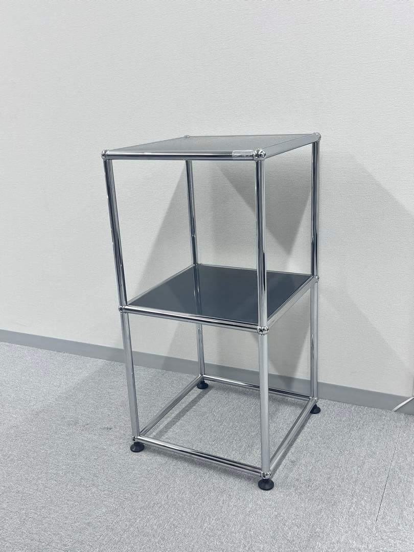 希少USM/ハラーシステム■オープンシェルフ 1列2段 黒