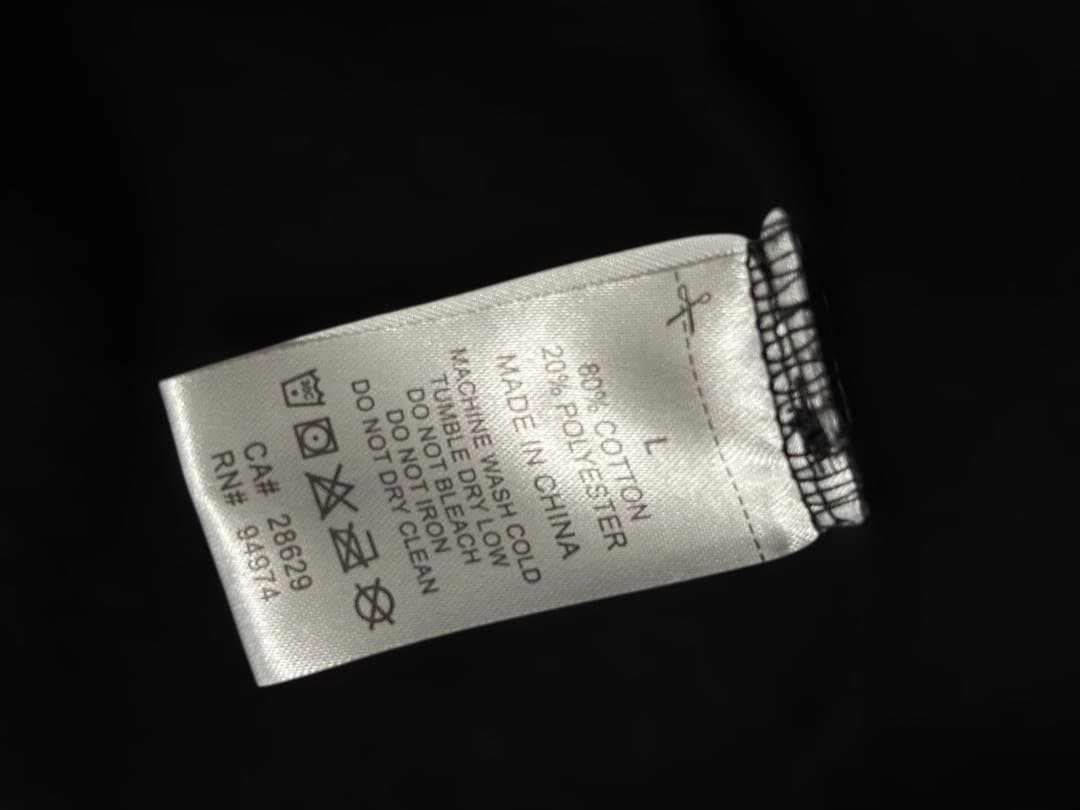 STUSSY ステューシー ジップアップパーカー／ブラック