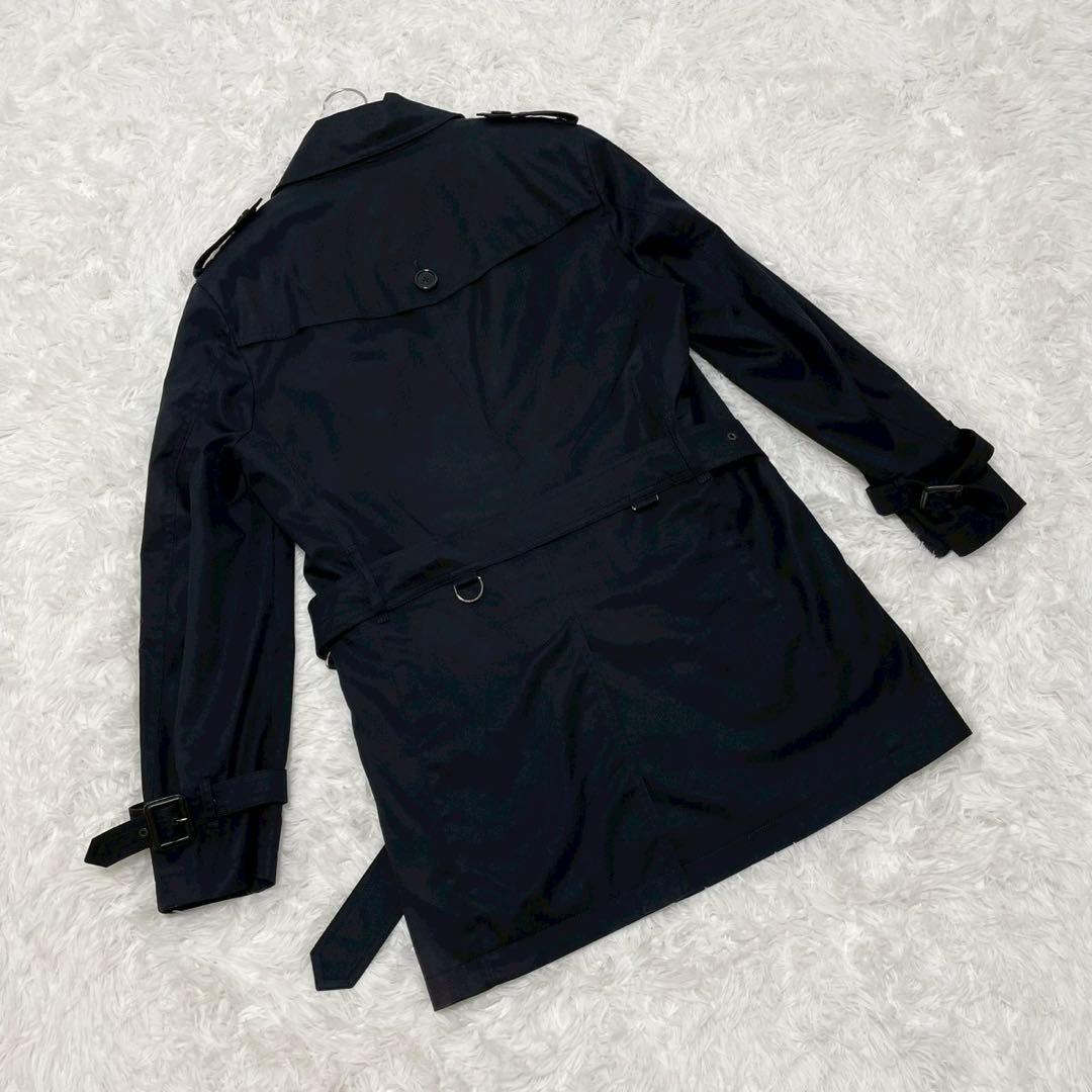 バーバリーブラックレーベル トレンチコート ベルト ライナー付き2way