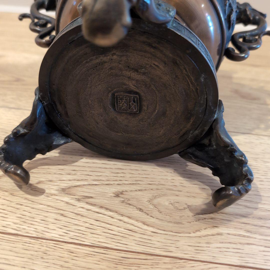 manchiドラゴン　龍　龍　彫刻 花器 皿型薄端 花器 花入 華道