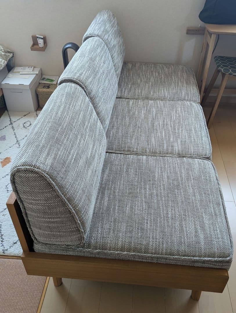 【Unico】アルベロ ソファ 3人掛け チークカラー