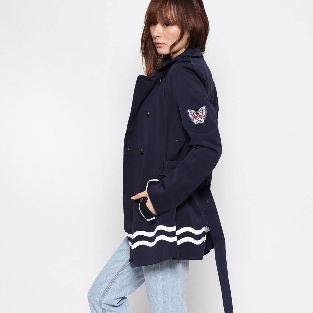 【未使用タグ付き！】Desigualデシグアル トレンチコート　XXLサイズ