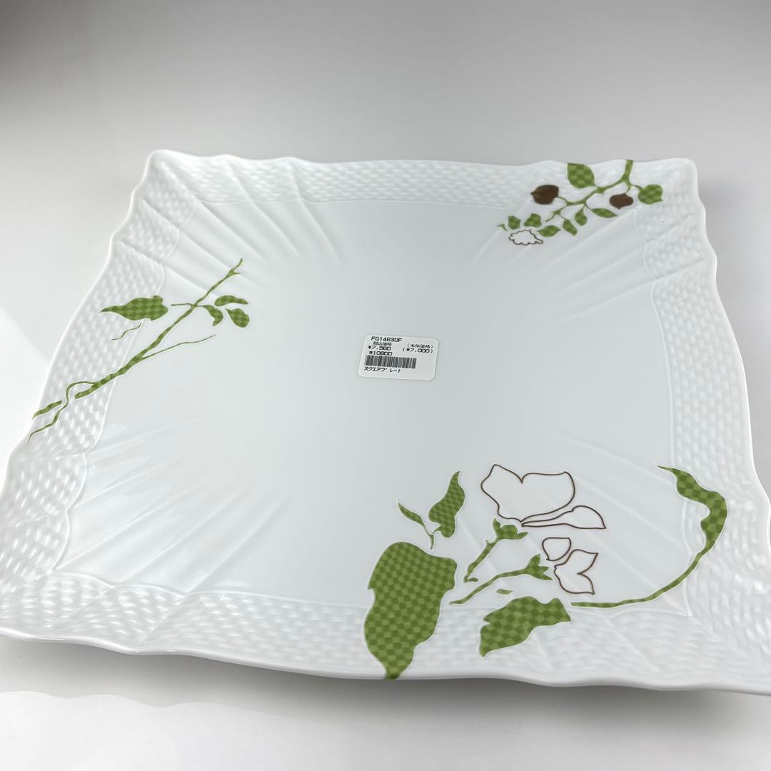 リチャードジノリ　フィオーリヴェルディ　スクエアプレート　6枚