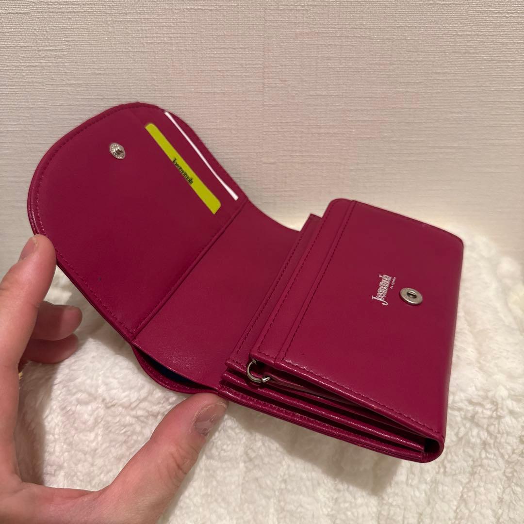 ホコモモラ 二つ折り 財布 牛革